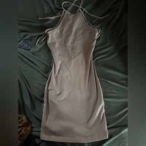 purple Forever 21 dress with tied top